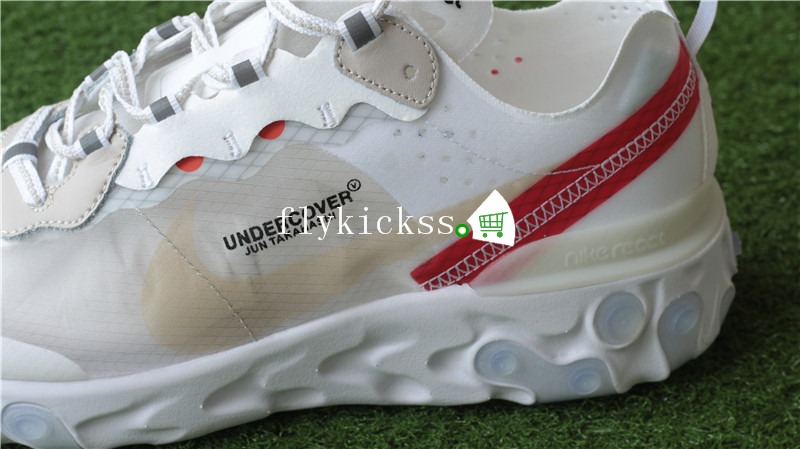 Undercover x Nike React Element 87 Sail
